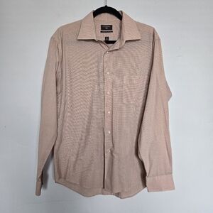 Dockers Iron Free Fitted Men's Orange Checkered Shirt